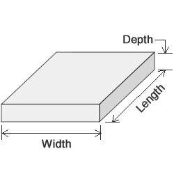 concrete square slab